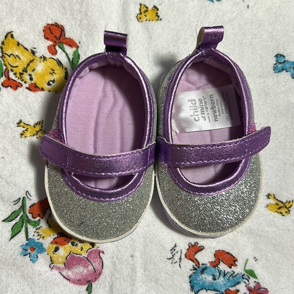 Newborn girls Carter child of mine shoes